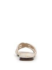 Sam Edelman Cream Bay Twist Regular Fit Slides - Image 5 of 7