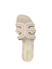 Sam Edelman Cream Bay Twist Regular Fit Slides - Image 6 of 7