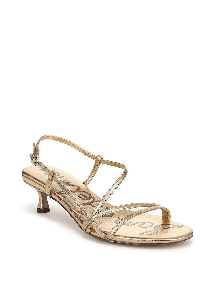 Sam Edelman Gold Cora Regular Fit Slides - Image 7 of 7 Sam Edelman Gold Cora Regular Fit Slides - Image 7 of 7