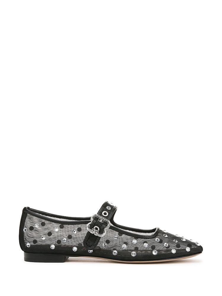 Sam Edelman Michaela Shine Regular Fit Mary Black Janes - Image 1 of 7