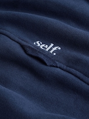 أزرق داكن - من self. سويت شيرت بنصف سحاب - Image 10 of 10