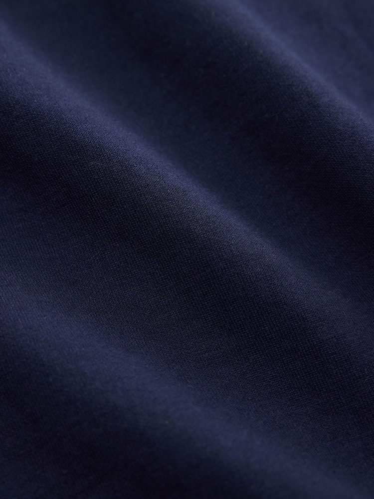 self. Navy Sweatshirt with Removable Scarf - Image 4 of 4 self. Navy Sweatshirt with Removable Scarf - Image 4 of 4