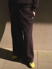 self. Chocolate Brown Balloon Leg Joggers - Image 1 of 3