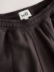 self. Chocolate Brown Balloon Leg Joggers - Image 5 of 7