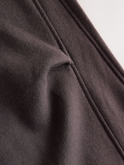 self. Chocolate Brown Balloon Leg Joggers - Image 7 of 7