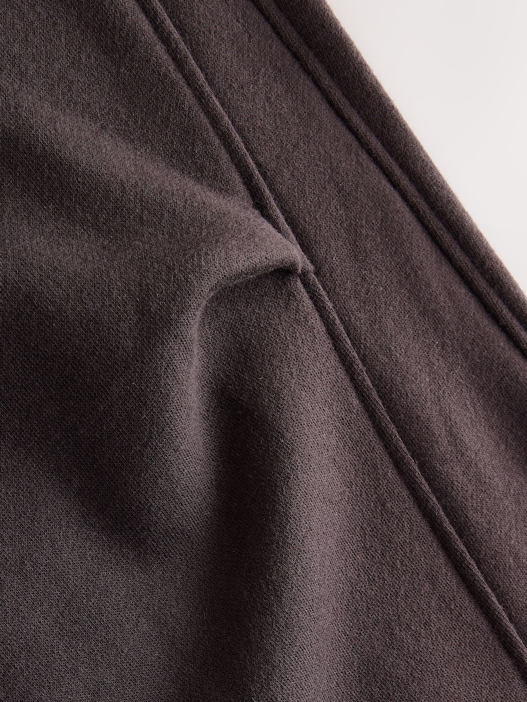 self. Chocolate Brown Balloon Leg Joggers - Image 7 of 7