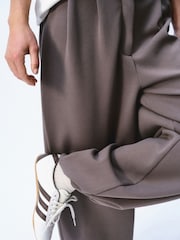 self. Mink Brown Clean Cuffed Joggers - Image 5 of 5