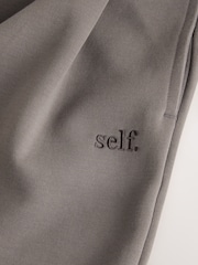 self. Mink Brown Clean Cuffed Joggers - Image 7 of 8