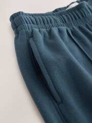 self. Teal Blue Wide Leg Joggers - Image 7 of 8