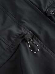 self. Black 4 Way Stretch Funnel Neck Jacket - Image 10 of 10
