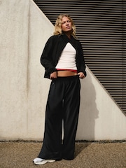 self. Black 4 Way Stretch Funnel Neck Jacket - Image 2 of 10