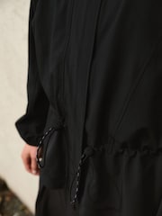 self. Black 4 Way Stretch Funnel Neck Jacket - Image 3 of 10