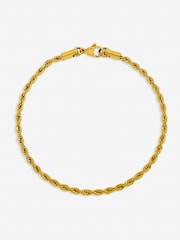 Inicio Gold Tone Waterproof Twist Rope Bracelet - Image 1 of 1