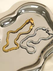 Inicio Gold Tone Waterproof Snake Chain Bracelet - Image 2 of 3