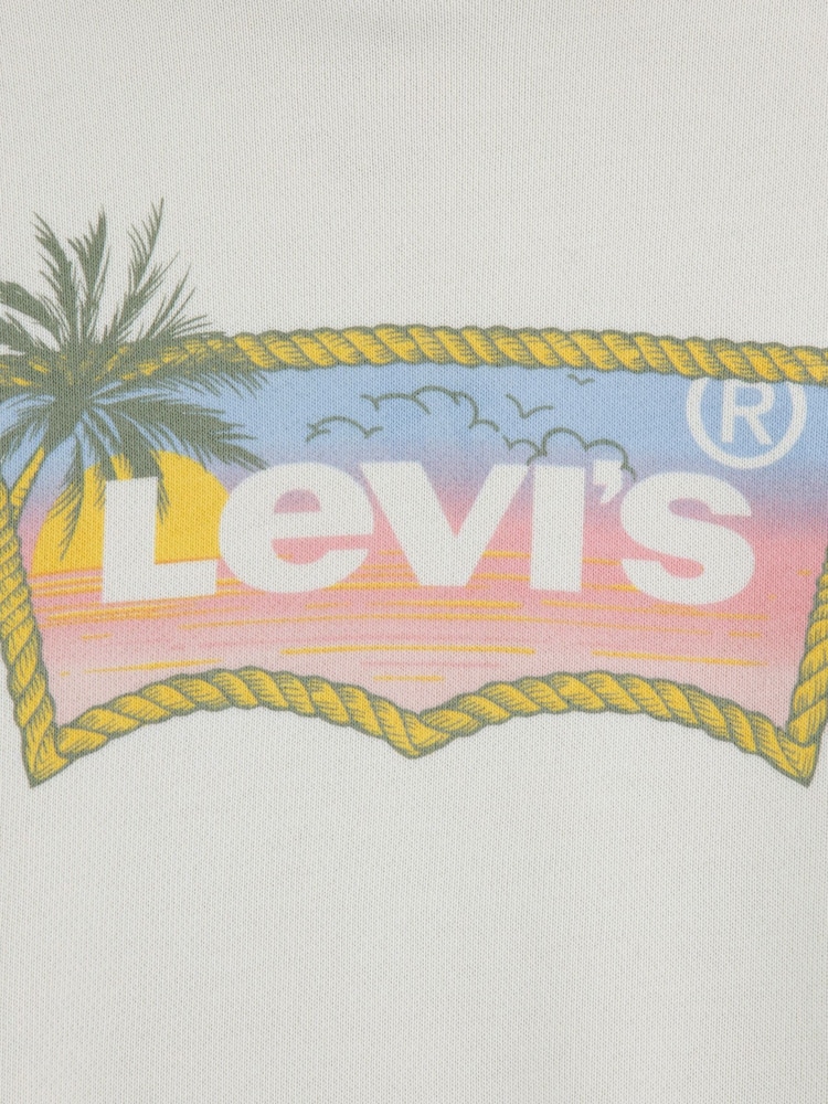 Levi's White Ombre Batwing Oversized Hoodie - Image 6 of 6