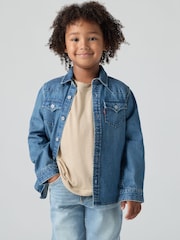 Levi's Blue New Barstow Western Shirt - Image 1 of 12