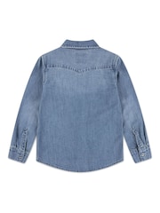 Levi's Blue New Barstow Western Shirt - Image 10 of 12