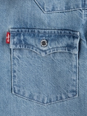 Levi's Blue New Barstow Western Shirt - Image 11 of 12