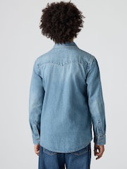 Levi's Blue New Barstow Western Shirt - Image 2 of 12
