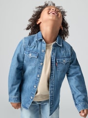 Levi's Blue New Barstow Western Shirt - Image 6 of 12