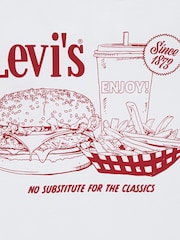 Levi's® White Burger Meal Short Sleeve T-Shirt - Image 6 of 6