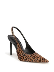Sam Edelman Brown Tegan Regular Fit Slingbacks - Image 3 of 7
