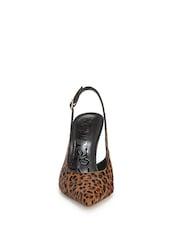 Sam Edelman Brown Tegan Regular Fit Slingbacks - Image 4 of 7