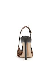 Sam Edelman Brown Tegan Regular Fit Slingbacks - Image 5 of 7
