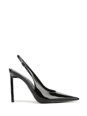Sam Edelman Black Tegan Regular Fit Slingbacks - Image 6 of 7
