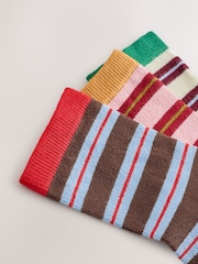 Multicolor - Cotton Rich Stripe Ankle Socks 3 Pack - Imagen 2 de 3