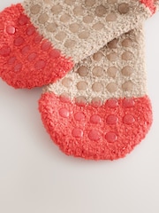 Brown and Red Reindeer Christmas Cosy Socks - Image 4 of 5