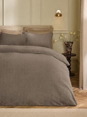 Natural Dark Teddy Fleece Bed Set - Image 1 of 5