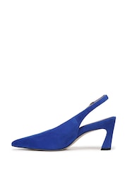 Naturalizer Elaine Regular Fit Blue Slingbacks - Image 2 of 7
