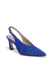 Naturalizer Elaine Regular Fit Blue Slingbacks - Image 3 of 7