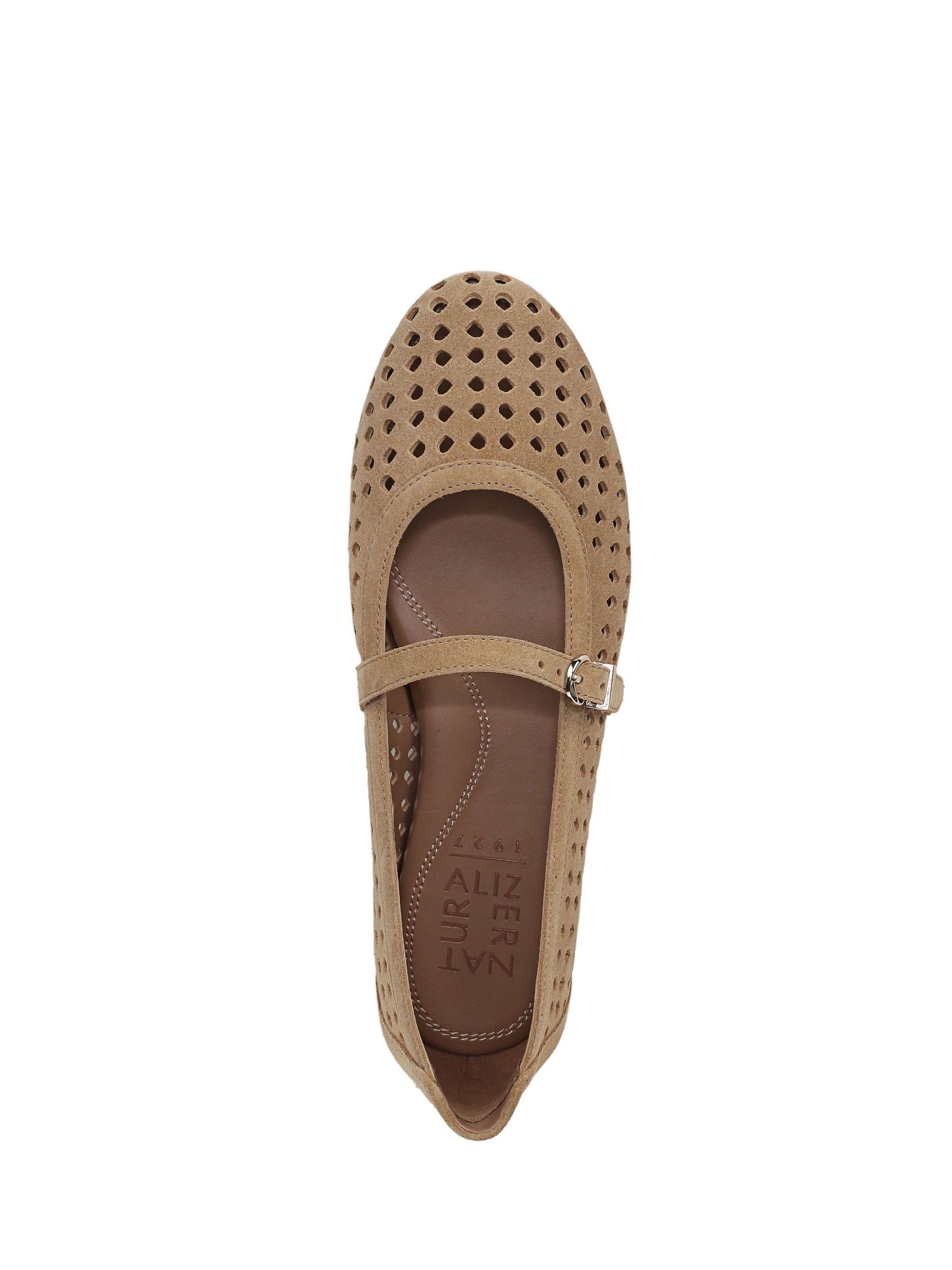 Buy Naturalizer Brown Aria-Perf Wide Fit Mary Jane Shoes from Next USA