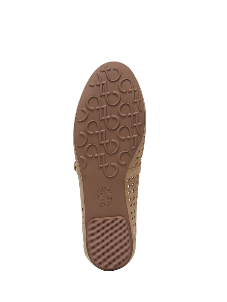 Naturalizer Brown Aria-Perf Wide Fit Mary Jane Shoes - Image 7 of 7 Naturalizer Brown Aria-Perf Wide Fit Mary Jane Shoes - Image 7 of 7