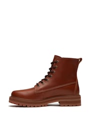 Qəhvəyi - Timberland Britton Drive Orta Krujevalı Çəkmələr - 8şəkildən 3 şəkil