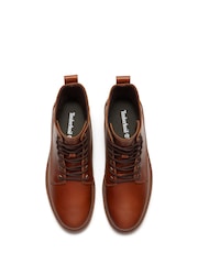 Qəhvəyi - Timberland Britton Drive Orta Krujevalı Çəkmələr - 8şəkildən 6 şəkil