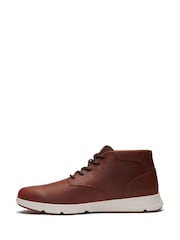 Timberland Brown Parker Street Mid Shoes - Image 3 of 9