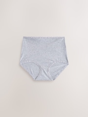 Gris/rose/crème - Lot de 4 culottes en coton et dentelle - Image 5 de 7
