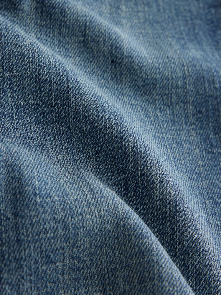 Mid Blue Mid Rise Authentic Denim Bootcut Jeans - Image 2 of 2 Mid Blue Mid Rise Authentic Denim Bootcut Jeans - Image 2 of 2