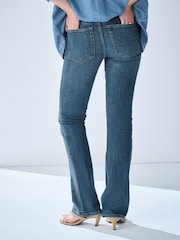 Mid Blue Mid Rise Authentic Denim Bootcut Jeans - Image 4 of 8