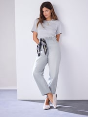 Light Grey Stovepipe Straight Leg Jeans - Image 1 of 7