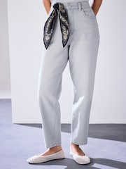 Light Grey Stovepipe Straight Leg Jeans - Image 2 of 7
