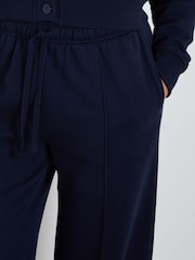 Threadbare Blue Sweat Bomber Cardigan & Joggers Co-ord 2-Piece Set - Image 5 of 5