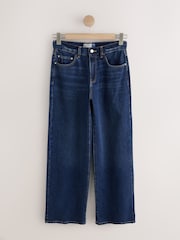 Dark Blue High Rise City Wide Leg Jeans - Image 5 of 7