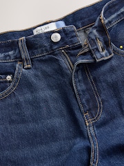 Dark Blue High Rise City Wide Leg Jeans - Image 6 of 7