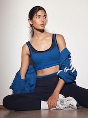 Navy Active Balance Double Layer Leggings - Image 3 of 6