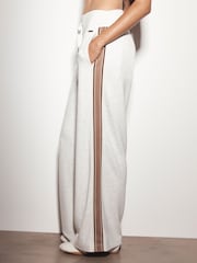 Marl gris - Active Modal Wide Leg Trousers - Image 3 de 6