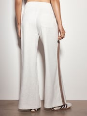 Marl gris - Active Modal Wide Leg Trousers - Image 5 de 6